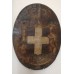 Cross on a shield with lions, Santa Maria della Scala